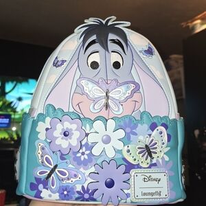 Brand New! Loungefly Disney Eeyore Floral Mini Backpack